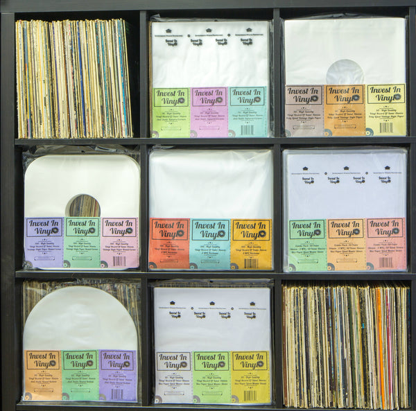 50/100Pcs PE Vinyl Record 12'' LP Record Plastic Bags Anti-static